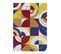 Tapis Multicolore Géométrique Plat Moderne Hendri Multicolore 200x290