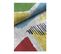 Tapis Moderne Plat Multicolore Abstrait Alika Multicolore 80x150