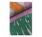 Tapis Peinture Abstrait Multicolore Plat Cosmit Multicolore 80x150