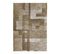 Tapis Marron Graphique Moderne Plat Cubik Marron 120x170