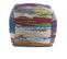 Pouf Multicolore Abstrait Moderne Serra Multicolore 50x50x50