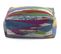 Pouf Multicolore Abstrait Moderne Serra Multicolore 50x50x25