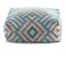 Pouf Multicolore Graphique Moderne Tihua Multicolore 50x50x25