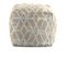 Pouf Scandinave Géométrique Beige Trico Beige 50x50x50