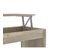 Table Basse Relevable - Style Contemporain - Décor Chene Sonoma - L100 X P50 X H44cm - Happy