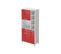 Eco Buffet De Cuisine L 80 Cm - Rouge Brillant