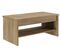 Table Basse Elsa - Avec 2 Plateaux Relevables - Décor Chêne - L 100 X P 50 X H 44 Cm