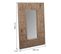 Miroir En Bois Marron 68,5x6x108,5h