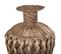 Vase En Bambou Laqué Doré 15x26x36h