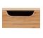 Plateau En Bois Marron 51x24x10h