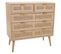 Commode En Bois Et Grille Marron 80x39.5x81h