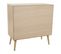 Commode En Bois Et Grille Marron 80x39.5x81h