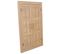 Miroir Avec Cadre En Bois Et Grille Marron 73.5x5x118h