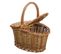 Panier Avec Couvercles En Osier Marron 25x17x13/27h