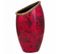 Vase En Céramique Rouge 28x17,5x48h