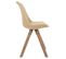 Chaise En Bois Couleur Crème 48x44x47/84h