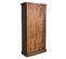 Vitrine En Bois Noir 100x45x204h