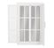 Miroir En Bois Et Treillis Blanc 73.5x5x118h