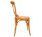 Chaise En Bois Et Assise En Rotin Marron 44x42x46/88h