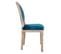 Chaise Grise En Bois Rembourrée 48x46x48/96h