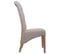 Chaise En Bois Tapissée Gris 44x58x48/107h