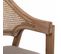 Chaise En Bois Tapissée Couleur Crème 59x55x44/88h