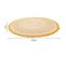 Tapis Rond En Jute Beige D120x1h