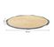 Tapis Rond En Jute Beige D120x1h