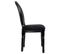 Chaise En Bois Noir 48x46x96h