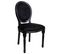 Chaise En Bois Noir 48x46x96h