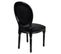 Chaise En Bois Noir 48x46x96h