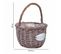 Panier En Osier Rose D23x29h