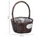 Panier En Osier Marron D23x29h