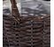 Panier En Osier Marron D23x29h