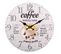 Horloge Murale En Bois Blanc D34x2h