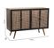 Buffet En Métal Marron 110x39x75h