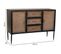 Buffet En Métal Marron 120x41x80h