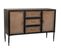 Buffet En Métal Marron 120x41x80h