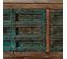 Buffet En Bois Bleu 227x50x95h