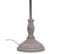 Lampe De Table En Métal Gris 20x20x34h