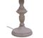 Lampe De Table En Métal Gris 20x20x34h