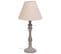 Lampe De Table En Métal Gris 23x23x49h