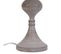 Lampe De Table En Métal Gris 23x23x41h