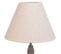 Lampe De Table En Métal Gris 23x23x51h