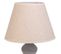 Lampe De Table En Métal Gris 25x25x46h