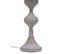 Lampe De Table En Métal Gris 25x25x50h