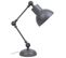 Lampe De Bureau En Métal Gris 22x14x45h