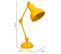 Lampe De Bureau En Métal Jaune 22x14x45h