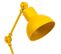 Lampe De Bureau En Métal Jaune 22x14x45h