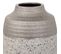 Vase En Céramique Argentée 16x16x20h